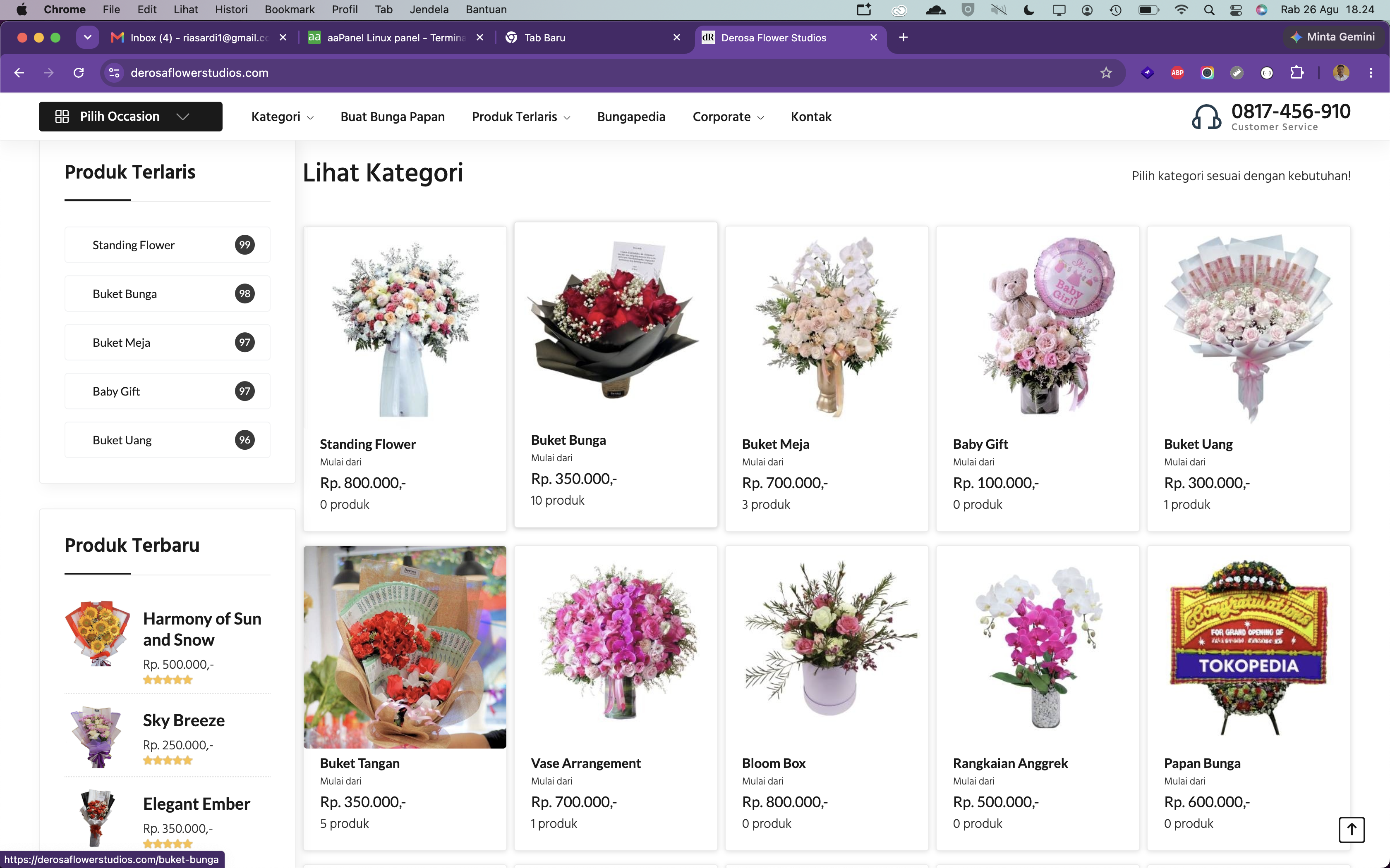 Karangan Bunga Duka Cita
